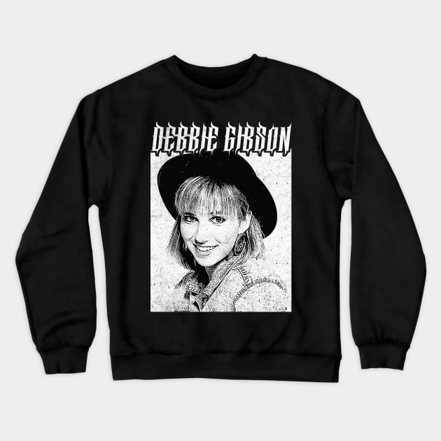 Debbie Gibson †† retro 80s Aesthetic Design Crewneck Sweatshirt by unknown_pleasures